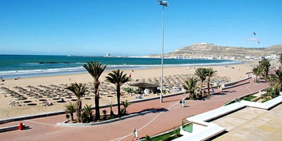 Corniche de la ville Agadir 
